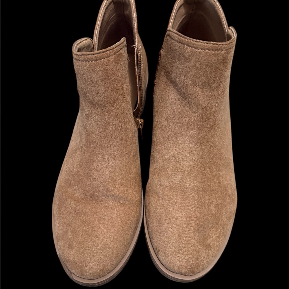 Time and Tru Tan Ankle Boots